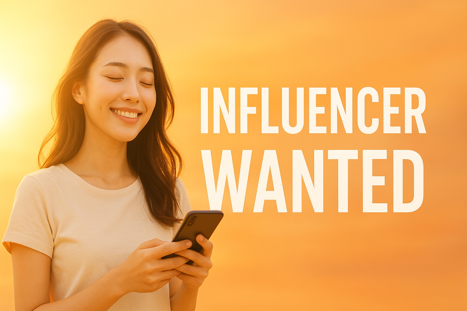 インフルエンサー候補大募集!!